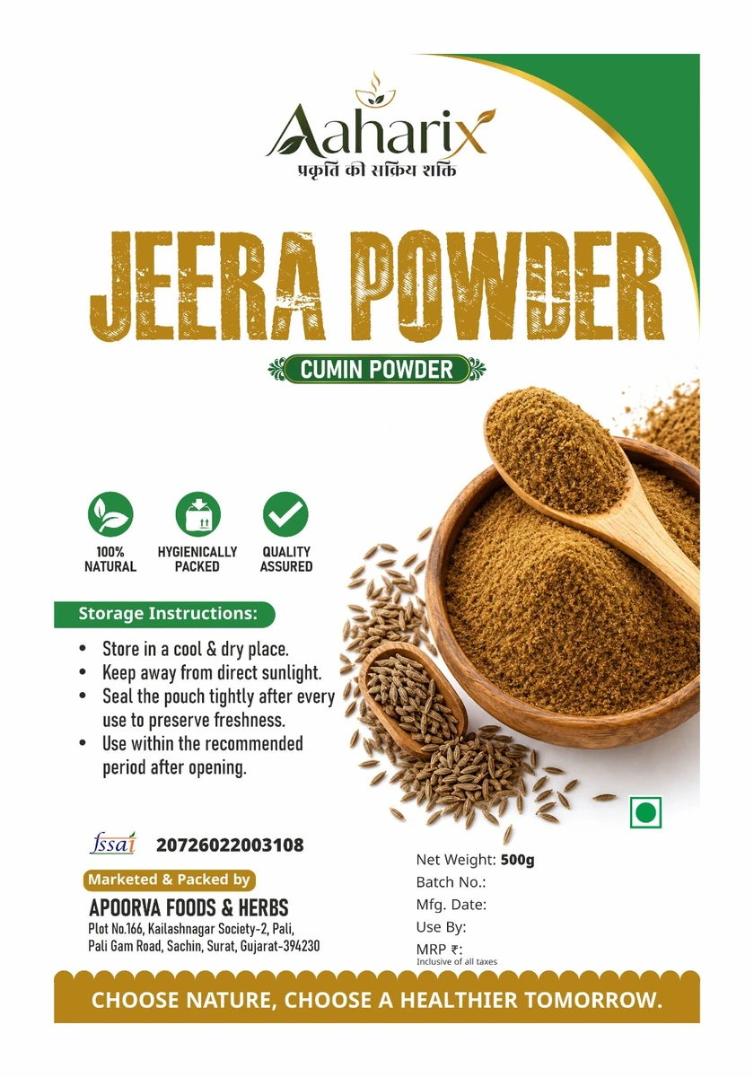 Aaharix Jeera Powder pack